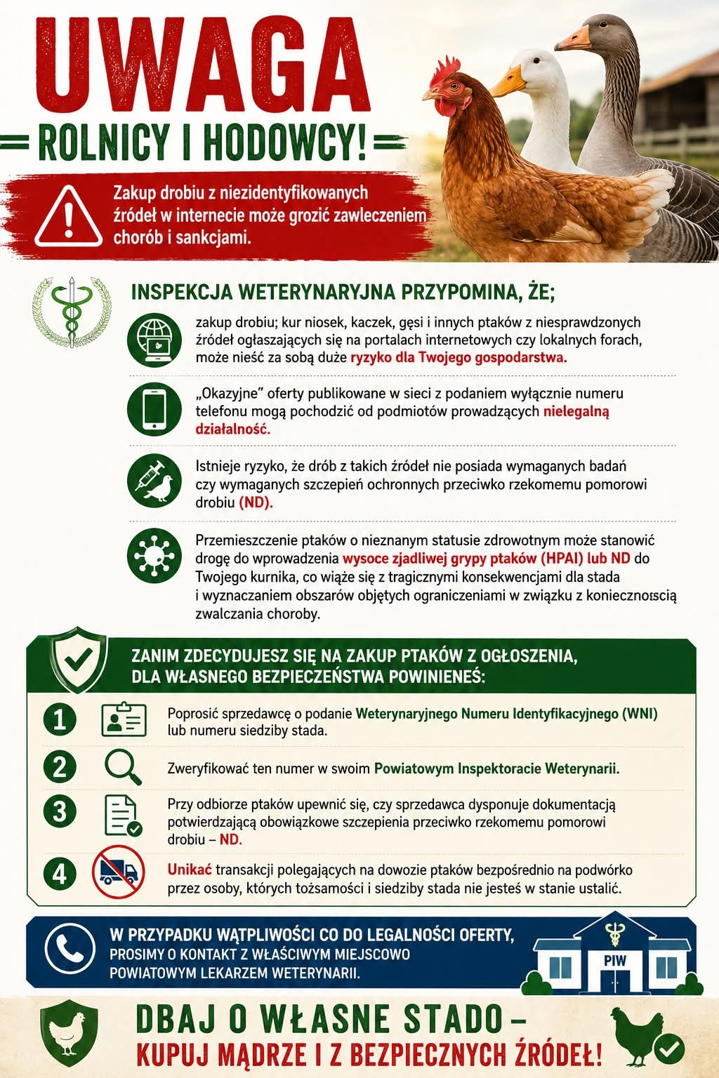 plakat drob z nielegalnych zrodel